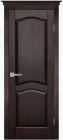 Фото Дверь Лео ВЕНГЕ (700мм, ПГ, 2000мм, 40мм, натуральный массив ольхи, венге)
