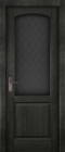 Фото Дверь Фоборг ГРИС (700мм, ПОС, мателюкс графит фрезерованное, 2000мм, 40мм, натуральный массив ольхи, грис, )