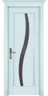 Фото Дверь Соло СКАЙ (800мм, ПОС, мателюкс графит фрезерованное, 2000мм, 40мм, натуральный массив ольхи, скай, )