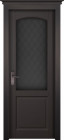 Фото Дверь Фоборг ВЕНГЕ (700мм, ПОС, мателюкс графит фрезерованное, 2000мм, 40мм, натуральный массив ольхи, венге, )