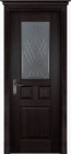 Фото Дверь Тоскана ВЕНГЕ (600мм, ПОЧ, мателюкс графит фрезерованное, 2000мм, 40мм, натуральный массив дуба, венге, )
