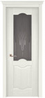 Фото Дверь Феррара структур. ГРЕЙ (800мм, ПОС, мателюкс графит фрезерованное, 2000мм, 40мм, натуральный массив сосны структурир., грей, )