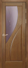 Фото Дверь Даяна ОРЕХ АНТИЧНЫЙ  (700мм, ПОС, мателюкс графит фрезерованное, 2000мм, 40мм, натуральный массив ольхи, античный орех, )