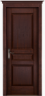 Фото Дверь Валенсия структур. МАХАГОН (900мм, ПГ, 2000мм, 40мм, натуральный массив сосны структурир., махагон)