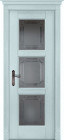Фото Дверь Турин СКАЙ (800мм, ПОС, мателюкс графит фрезерованное, 2000мм, 40мм, натуральный массив дуба, скай, )