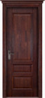 Фото Дверь Аристократ № 1 МАХАГОН (700мм, ПГ, 2000мм, 40мм, натуральный массив дуба, махагон)