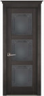 Фото Дверь Турин ЭЙВОРИ БЛЕК (700мм, ПОС, мателюкс графит фрезерованное, 2000мм, 40мм, натуральный массив дуба, эйвори блек, )