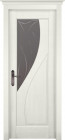 Фото Дверь Даяна ГРЕЙ (700мм, ПОС, мателюкс графит фрезерованное, 2000мм, 40мм, натуральный массив ольхи, грей, )