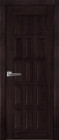 Фото Дверь Лондон-2 ольха ВЕНГЕ (800мм, ПГ, 2000мм, 40мм, натуральный массив ольхи, венге)