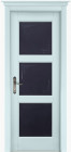 Фото Дверь Турин структур. СКАЙ (800мм, ПОС, мателюкс графит фрезерованное, 2000мм, 40мм, натуральный массив сосны структурир., скай, )
