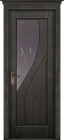 Фото Дверь Даяна ЭЙВОРИ БЛЕК (800мм, ПОС, 2000мм, 40мм, натуральный массив ольхи, эйвори блек)