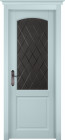 Фото Дверь Фоборг СКАЙ (600мм, ПОС, мателюкс графит фрезерованное, 2000мм, 40мм, натуральный массив ольхи, скай, )