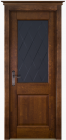 Фото Дверь Элегия АНТИЧНЫЙ ОРЕХ (700мм, ПОС, мателюкс графит фрезерованное, 2000мм, 40мм, натуральный массив ольхи, античный орех, )