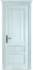 Фото Дверь Аристократ № 1 ольха СКАЙ (900мм, ПГ, 2000мм, 40мм, натуральный массив ольхи, скай)