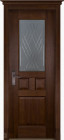 Фото Дверь Тоскана АНТИЧНЫЙ ОРЕХ (800мм, ПОЧ, мателюкс графит фрезерованное, 2000мм, 40мм, натуральный массив дуба, античный орех, )