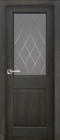 Фото Дверь Нарвик структур. ГРИС (900мм, ПОС, мателюкс графит фрезерованное, 2000мм, 40мм, натуральный массив сосны структурир., грис, )
