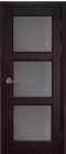 Фото Дверь Турин ольха ВЕНГЕ (900мм, ПОС, 2000мм, 40мм, натуральный массив ольхи, венге)
