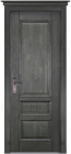 Фото Дверь Аристократ № 1 ольха ЭЙВОРИ БЛЕК (600мм, ПГ, 2000мм, 40мм, натуральный массив ольхи, эйвори блек)