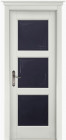 Фото Дверь Турин ольха ГРЕЙ (700мм, ПОС, мателюкс графит фрезерованное, 2000мм, 40мм, натуральный массив ольхи, грей, )