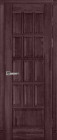 Фото Дверь Лондон структ. МАХАГОН (900мм, ПГ, 2000мм, 40мм, массив дуба DSW структурир., махагон)