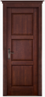 Фото Дверь Турин структур. МАХАГОН (900мм, ПГ, 2000мм, 40мм, натуральный массив сосны структурир., махагон)