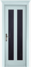 Фото Дверь Сорренто структур. СКАЙ (600мм, ПОС, мателюкс графит фрезерованное, 2000мм, 40мм, натуральный массив сосны структурир., скай, )