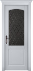 Фото Дверь Фоборг ГРЕЙ (900мм, ПОС, мателюкс графит фрезерованное, 2000мм, 40мм, натуральный массив ольхи, грей, )