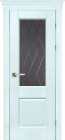 Фото Дверь Классика № 2 СКАЙ (600мм, ПОС, мателюкс графит фрезерованное, 2000мм, 40мм, натуральный массив дуба, скай, )