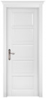 Фото Дверь Норидж БЕЛАЯ ЭМАЛЬ (900мм, ПГ, 2000мм, 40мм, натуральный массив ольхи, белая эмаль)