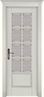 Фото Дверь Лондон ольха ГРЕЙ (700мм, ПОС, мателюкс осветленный с фацетом, 2000мм, 40мм, натуральный массив ольхи, грей, )