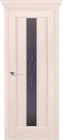 Фото Дверь Версаль нью структур. КРЕМ (900мм, ПОС, мателюкс графит фрезерованное, 2000мм, 40мм, натуральный массив сосны структурир., крем, )