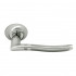 Фото Ручка дверная Rucetti RAP 3 SN/CP IND, белый никель/полированный хром (для продажи, никель/хром)