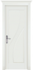 Фото Дверь Даяна БЕЛАЯ ЭМАЛЬ (800мм, ПГ, 2000мм, 40мм, натуральный массив ольхи, белая эмаль)
