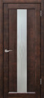 Фото Дверь Соната ВЕНГЕ (800мм, ПОС, 2000мм, 40мм, натуральный массив, венге)
