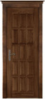 Фото Дверь Британия АНТИЧНЫЙ ОРЕХ (900мм, ПГ, 2000мм, 40мм, натуральный массив дуба, античный орех)