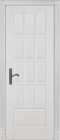 Фото Дверь Лондон ольха БЕЛАЯ ЭМАЛЬ (900мм, ПГ, 2000мм, 40мм, натуральный массив ольхи, белая эмаль)