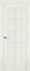 Фото Дверь Лондон-2 ольха ГРЕЙ (700мм, ПОС, мателюкс осветленный с фацетом, 2000мм, 40мм, натуральный массив ольхи, грей, )