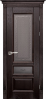 Фото Дверь Аристократ № 3 ольха ВЕНГЕ (900мм, ПОС, 2000мм, 40мм, натуральный массив ольхи, венге)